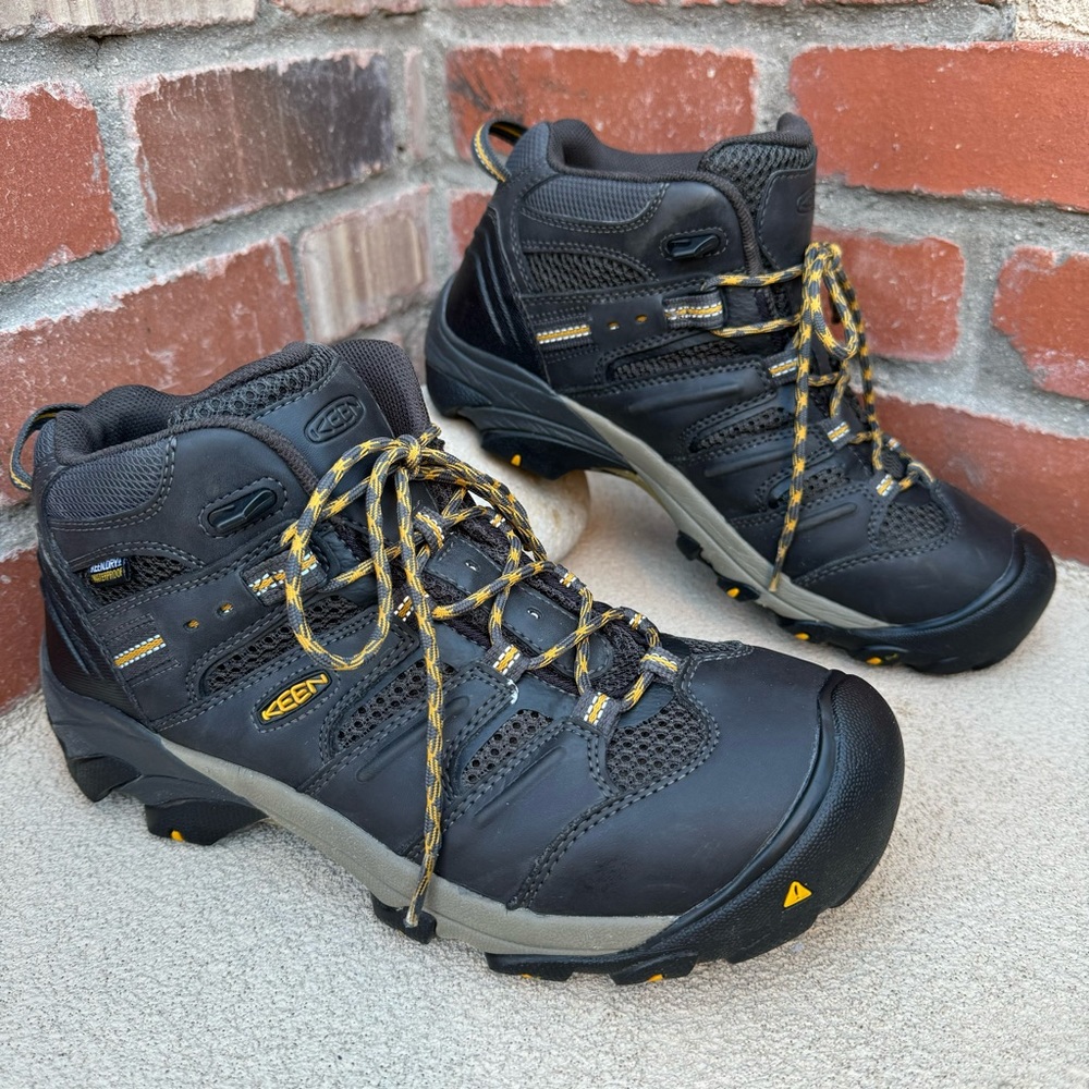 KEEN Lansing Mid Waterproof (Steel Toe) Utility Shoe Men’s Sz 9EE - Picture 2 of 9